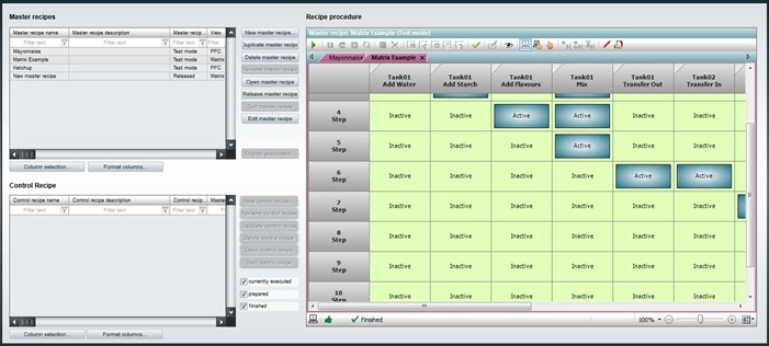 re&ccedil;ete matrix zenon scada